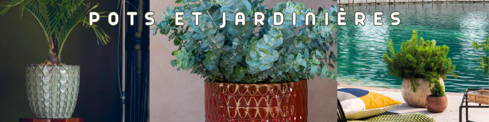 pots et jardinières émaillées