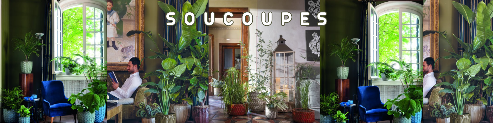 soucoupes poterie émaillée